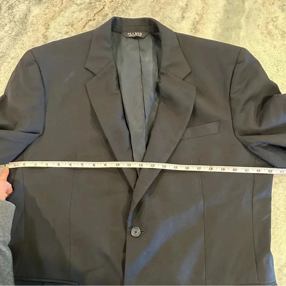 Men’s Jos. A. Bank Black Two Button Black Suit Coat